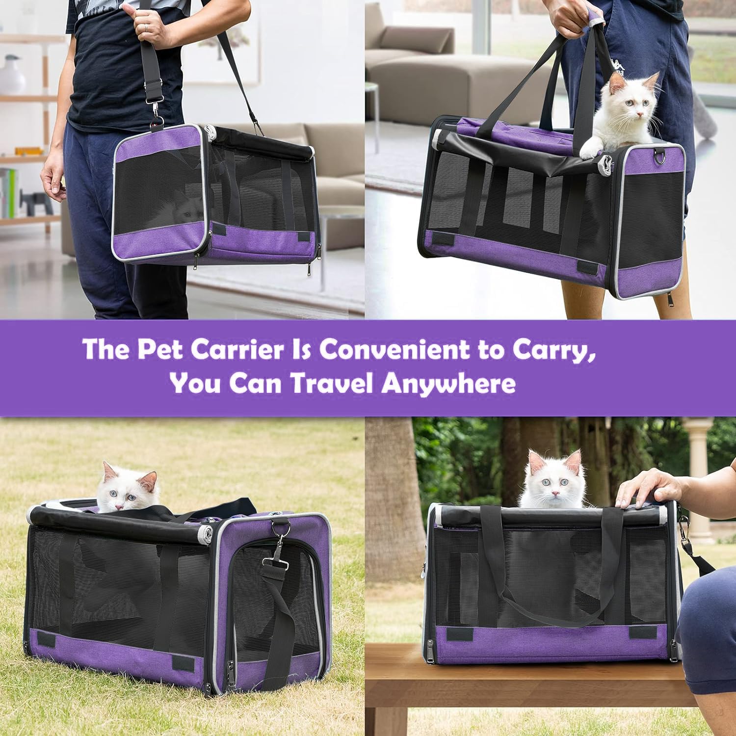 Purple Pet Carrier - Image 2