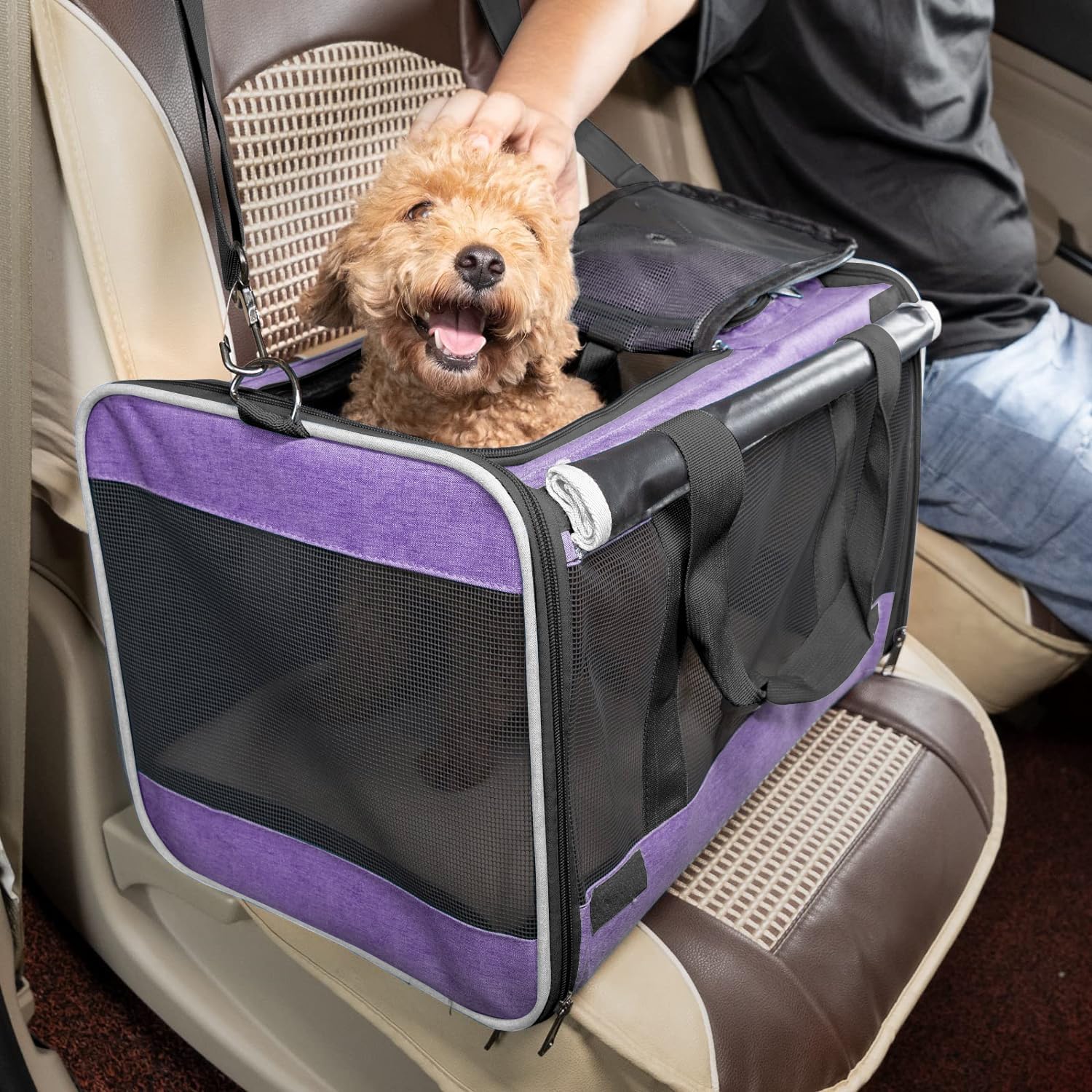 Purple Pet Carrier - Image 3